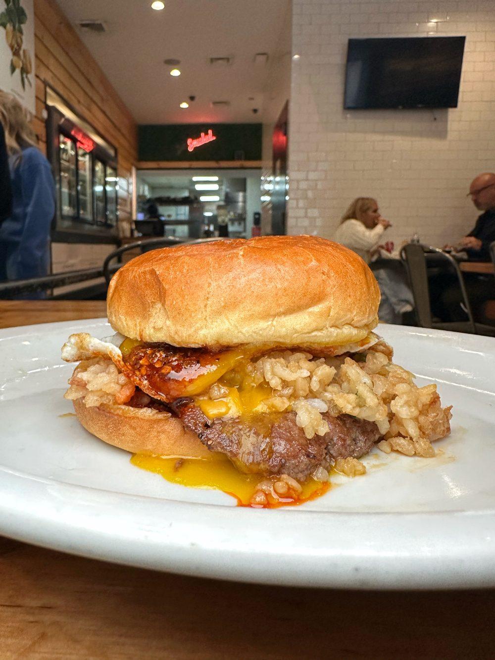 The Bing Bang Fried Rice Burger, Handcraft Burger of the Month for December 2025