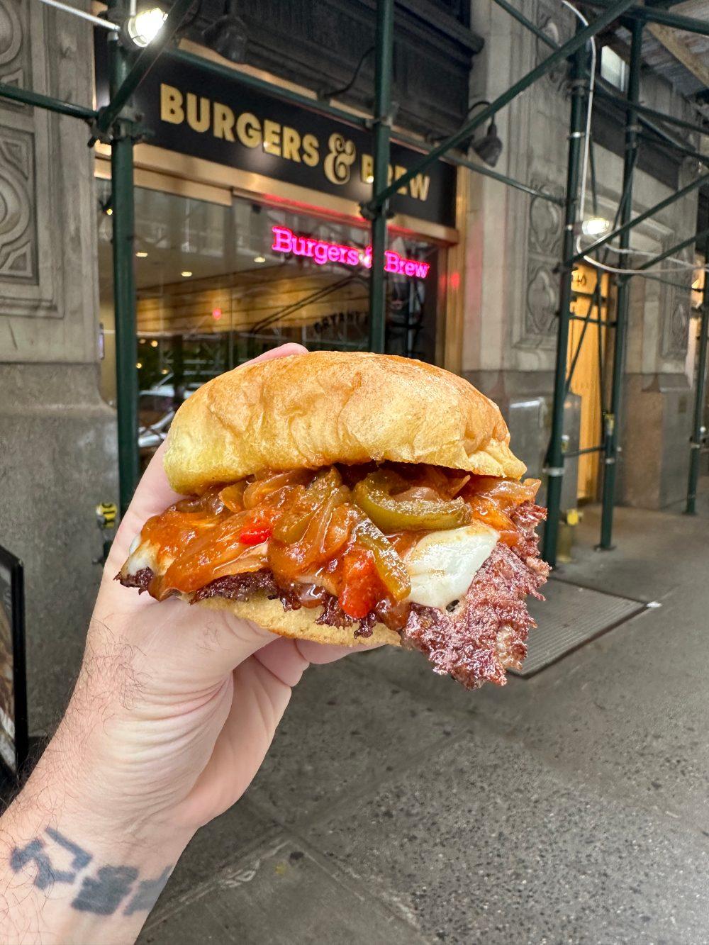 The Steakhouse Smash, Handcraft Burger of the Month for July 2024