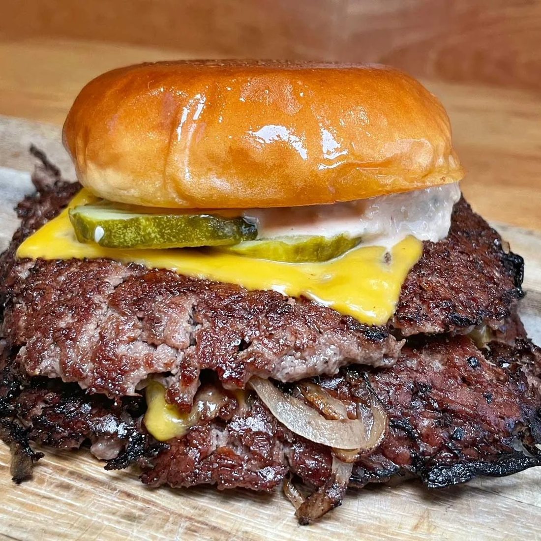 A Handcraft double, smashed to order